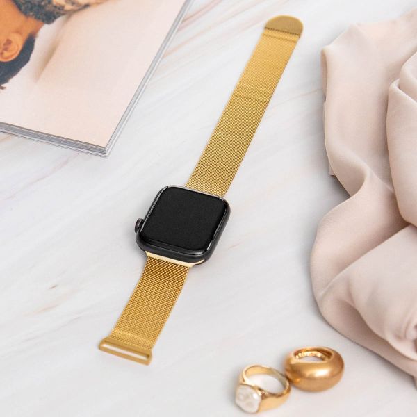 imoshion Bracelet magnétique milanais Apple Watch | 38/40/41/42 mm - Taille S - Doré
