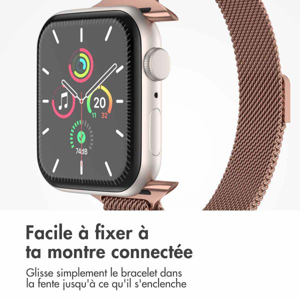 imoshion Bracelet slim Milanese Apple Watch | 38/40/41/42 mm - Vintage Gold