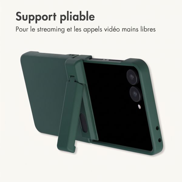 imoshion Color Backcover avec support Samsung Galaxy Z Flip 8 - Vert foncé
