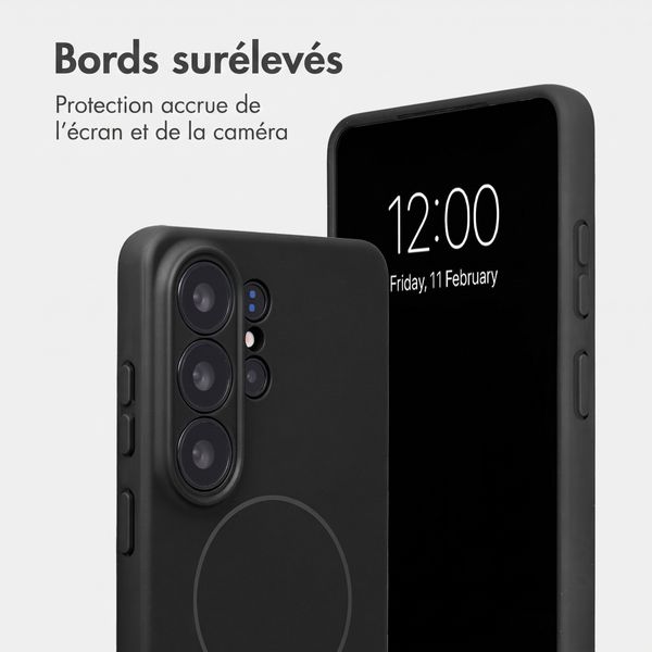 Accezz Coque Grip avec MagSafe Samsung Galaxy S26 Ultra - Noir