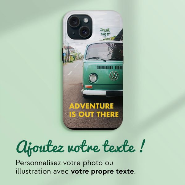 Concevez votre propre coque Tough Apple iPhone 14 - Blanc
