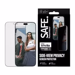 SAFE by PanzerGlass Protection d'écran Privacy Ultra-Wide Fit avec applicateur Apple iPhone 18 Pro Max