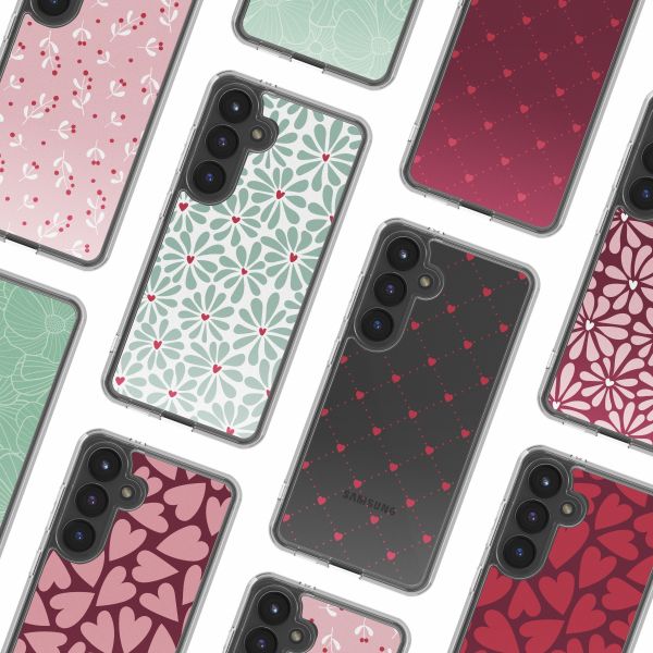 imoshion Coque Design Samsung Galaxy S24 - Bloom Love Sage Green