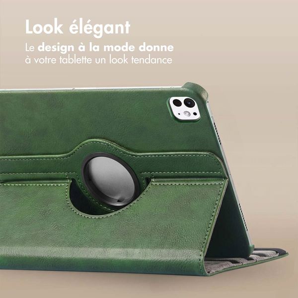 imoshion Coque tablette rotatif à 360° Apple iPad Pro 11 (2025) M5 / (2024) M4 - Vert