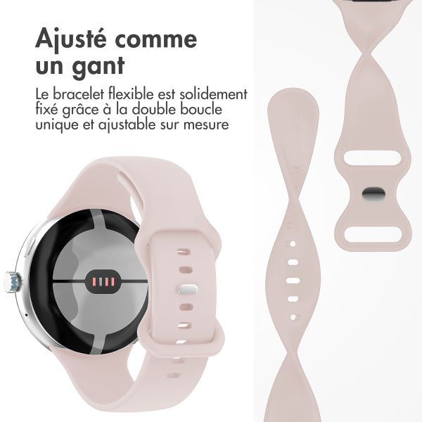 imoshion Bracelet en silicone⁺ Google Pixel Watch 3 / 4 (45 mm) - Taille L - Rose