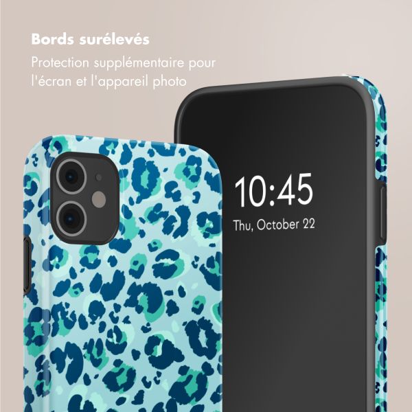 Selencia Coque arrière Vivid Apple iPhone 11 - Wild Spots Light Blue