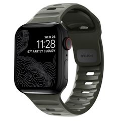 Nomad Bracelet Sport FKM Apple Watch | 44/45/46/49 mm - Ash Green