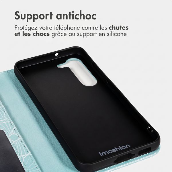 imoshion Étui de télephone portefeuille Design Samsung Galaxy S23 - Botanica