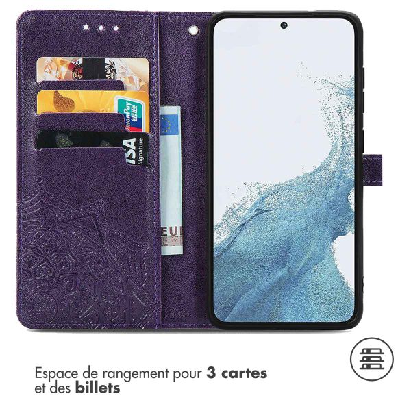 imoshion Etui de télephone Mandala Samsung Galaxy S23 Plus - Violet