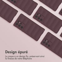 imoshion EasyGrip Backcover Samsung Galaxy S22 Ultra - Aubergine