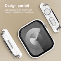 imoshion Coque rigide à couverture complète Apple Watch 7 / 8 / 9 - 45 mm - Blanc