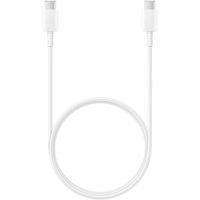 Samsung Câble USB-C vers USB-C d'origine - 1,8 mètre - 25 watts + adaptateur de recharge rapide USB-C d'origine - 25 watts - Blanc