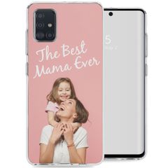 Concevez votre propre coque transparente Samsung Galaxy A71 - Transparent