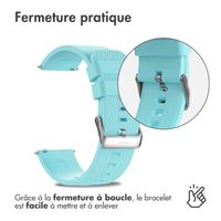 imoshion Bracelet en silicone flexible  - Connexion universelle 20 mm - Bleu clair
