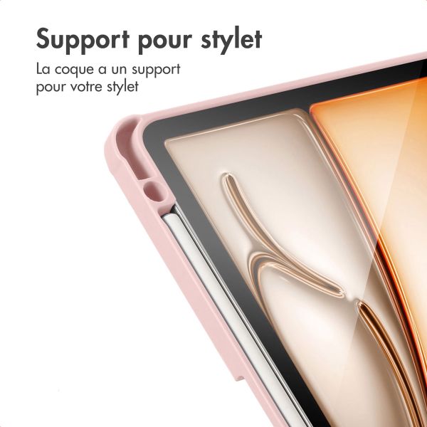 imoshion Coque tablette Origami Apple iPad 11 (2025) 11 pouces A16 / iPad 10 (2022) 10.9 pouces - Rose