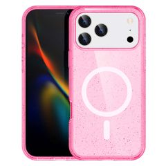 imoshion Coque Pailletée avec MagSafe Apple iPhone 17 Pro Max - Rose