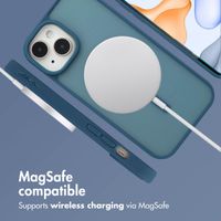 imoshion Coque Color Guard avec MagSafe Apple iPhone 15 - Bleu foncé
