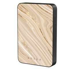 Burga Powerbank magnétique 5 000 mAh - MagSafe et Qi2 - Full Glam / Gunmetal