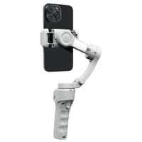 Selencia Stabilisateur Gimbal avec éclairage LED - Suivi intelligent - Trépied - Cosy Grey