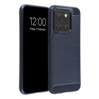 imoshion Coque Brushed Motorola Moto G77 - Bleu foncé