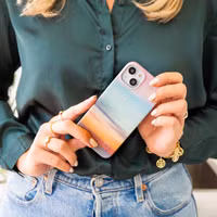 Selencia Aurora Coque Fashion Apple iPhone 15 Plus - Sky Sunset Multicolor