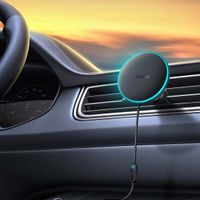 Baseus CW01 Magnetic Car mount - Support de téléphone de voiture - Grille de ventilation - Magnetique et MagSafe - Chargeur sans fil - Noir
