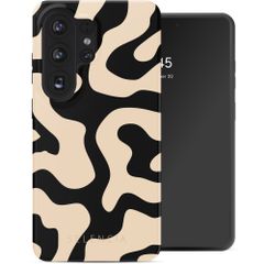 Selencia Coque arrière Vivid avec MagSafe Samsung Galaxy S26 Ultra - Art Wave Black