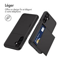 imoshion Coque arrière avec porte-cartes Samsung Galaxy A18 (4G) - Noir