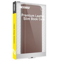 Accezz Étui de télephone Slim Folio en cuir de qualité supérieure Apple iPhone 14 Plus - Marron