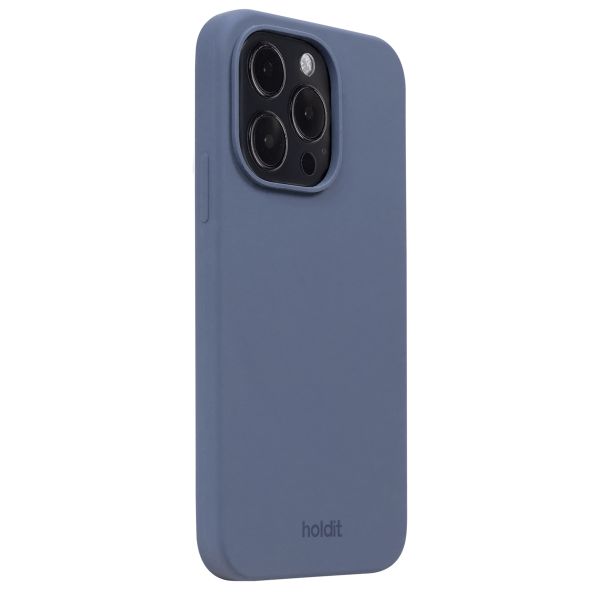 Holdit Coque Silicone Apple iPhone 15 Pro - Pacific Blue