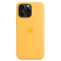 Apple Coque en silicone MagSafe Apple iPhone 15 Pro Max - Sunshine
