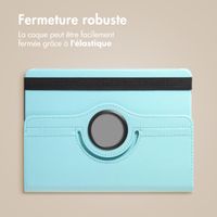 imoshion Coque tablette rotatif à 360° Samsung Galaxy Tab S9 11.0 pouces / S10 Lite / S10 FE / S9 FE 10.9 pouces - Bleu clair