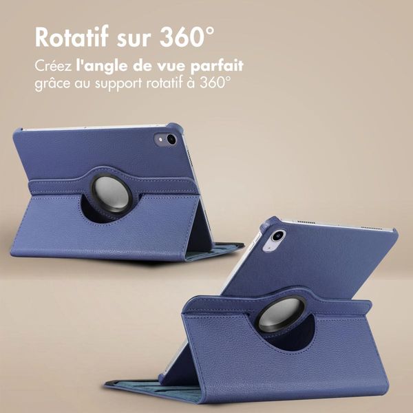 imoshion Coque tablette rotatif à 360° Apple iPad Mini 7 (2024) / iPad Mini 6 (2021) - Bleu foncé