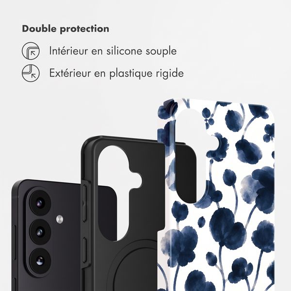 Selencia Coque arrière Vivid Samsung Galaxy S26 - Midnight Blossom