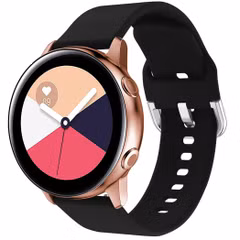 imoshion Bracelet silicone Samsung Galaxy Watch 4 / 5 / 6 / 7 / FE (20 mm) - Noir