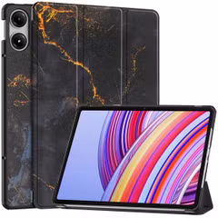 imoshion Coque tablette Design Trifold Xiaomi Redmi Pad Pro / POCO Pad - Black Marble