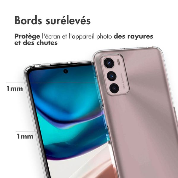 Accezz Coque Clear Motorola Moto G42 - Transparent