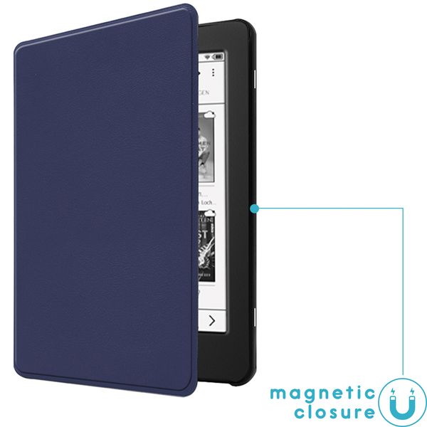 imoshion Étui de liseuse portefeuille Slim Hard Tolino Page 2 - Bleu foncé