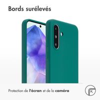 Accezz Coque Liquid Silicone Samsung Galaxy A36 / A56 - Forest Green