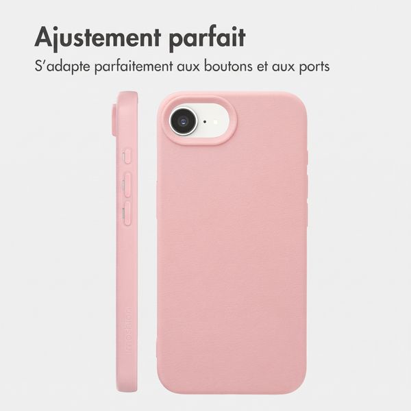 imoshion Coque arrière Texture Apple iPhone 17e / 16e - Rose