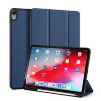 Dux Ducis Coque tablette Domo Apple iPad Air 11 pouces (2026) M4 / (2025) M3 / (2024) M2 / Air 5 (2022) / Air 4 (2020) - Bleu foncé