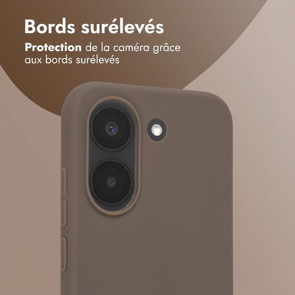 imoshion Coque Couleur Xiaomi Poco X8 Pro - Marron