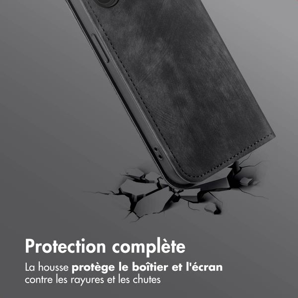 imoshion Étui de téléphone portefeuille Slim Fairphone 6 - Noir