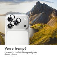 imoshion Lot de 2 protections d'objectif de caméra pour Apple iPhone 18 Pro / 18 Pro Max - Argent