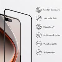 Accezz Protection d'écran en verre trempé avec applicateur - 2-pack Apple iPhone Duo