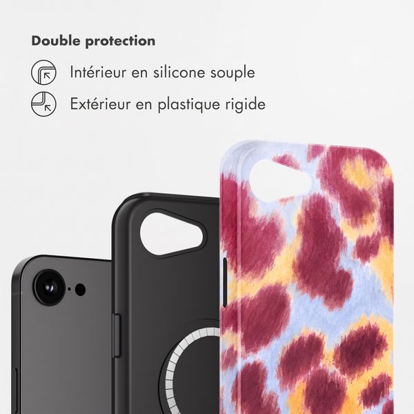 Selencia Coque arrière Vivid avec MagSafe Apple iPhone 17e / 16e - Rebel Crush