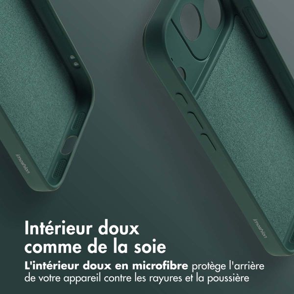 imoshion Coque Couleur avec MagSafe Apple iPhone 17 Pro Max - Vert foncé