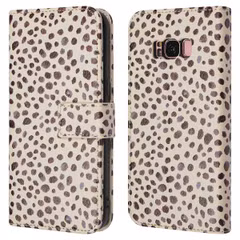 imoshion Étui de télephone portefeuille Design Samsung Galaxy S8 - Black And White Dots