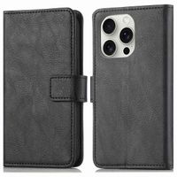 imoshion Étui de télephone portefeuille de luxe Apple iPhone 16 Pro Max - Noir