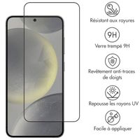 Accezz Protection d'écran en verre trempé Full Cover Samsung Galaxy S25 / S24